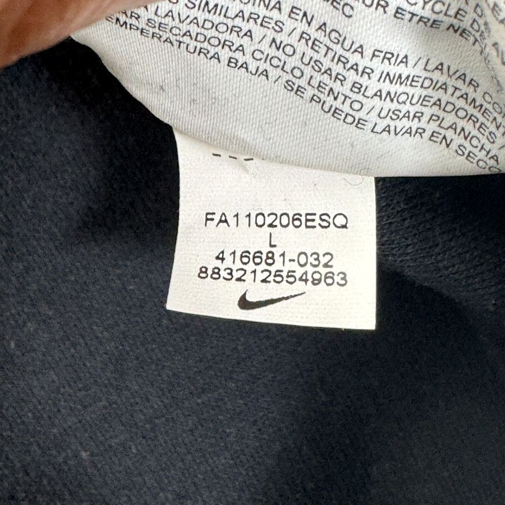 Nike Sweater Men L Gray Tiger Woods Collection Mock Neck 1/4 Zip Golf Pullover - Picture 9 of 10